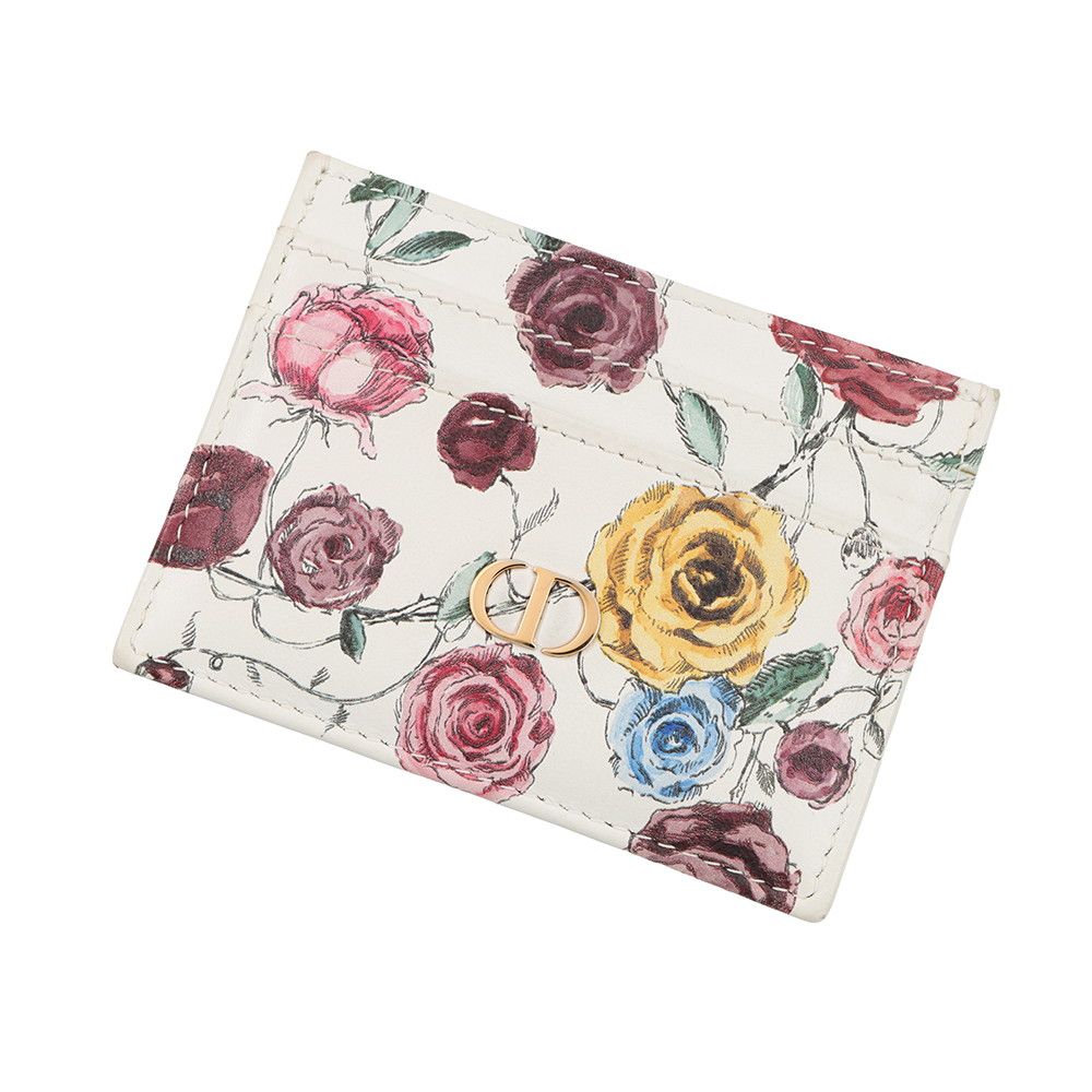 クリスチャン・ディオール カードケース カロ フラワー Christian Dior