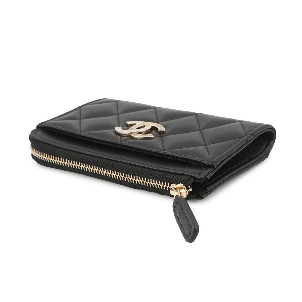 シャネル コインケース マトラッセ ココマーク ラムスキン AP4344