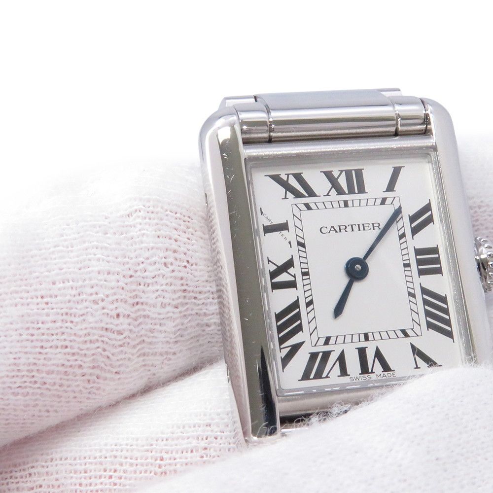 カルティエ タンク マスト SM WSTA0051 Cartier 腕時計 シルバー文字盤 クォーツ TANK（Cartier） カルティエ Cartier タンク マスト ウォッチ SM