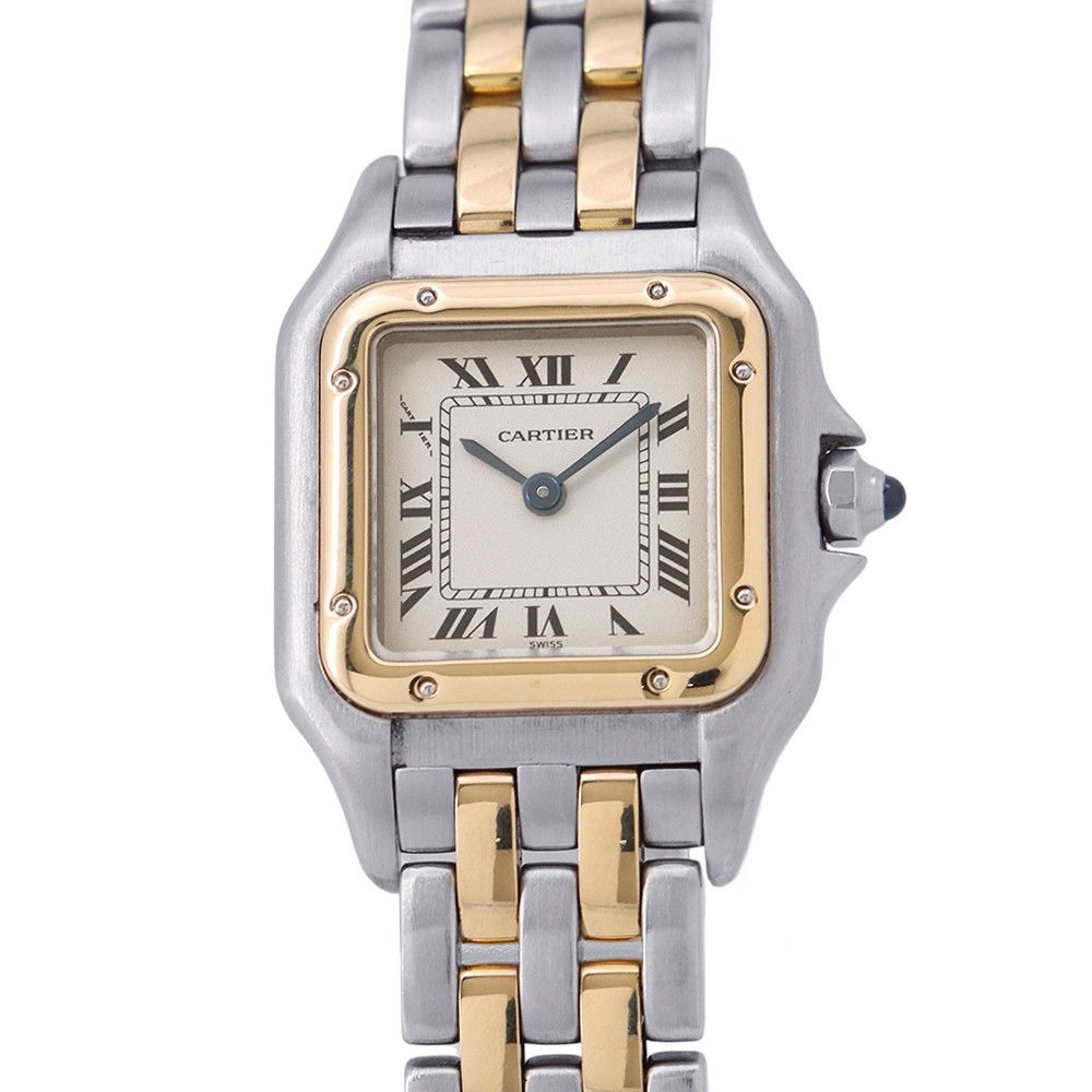 Cartier アナログクォーツ腕時計 グレー/ゴールド Cartier アナログクォーツ腕時計 グレー/ゴールド