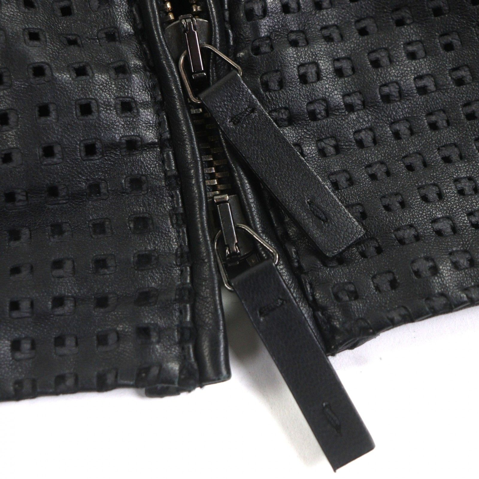 極美品▽ARMANI COLLEZIONI アルマーニコレッツォーニ 羊革 ダブル