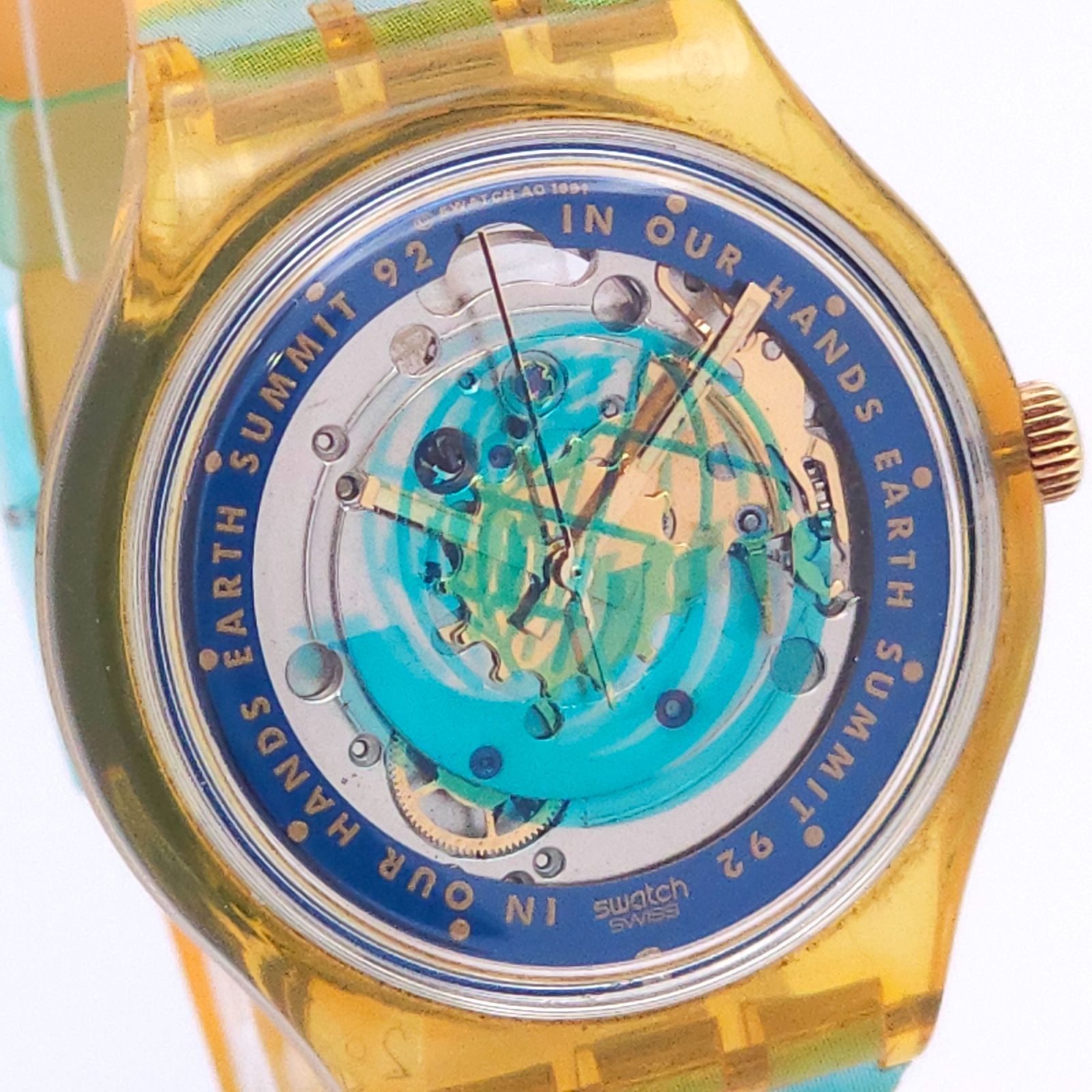 swatch スウォッチ 自動巻 動作品 裏スケ - メルカリ