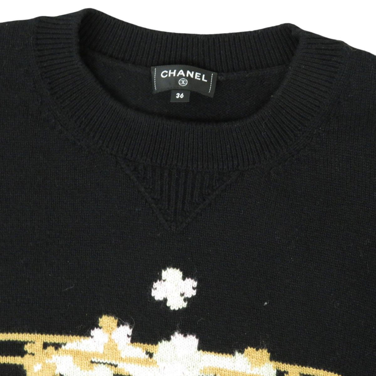 シャネル ココマーク カシミヤ ニット P76927K11095 レディース