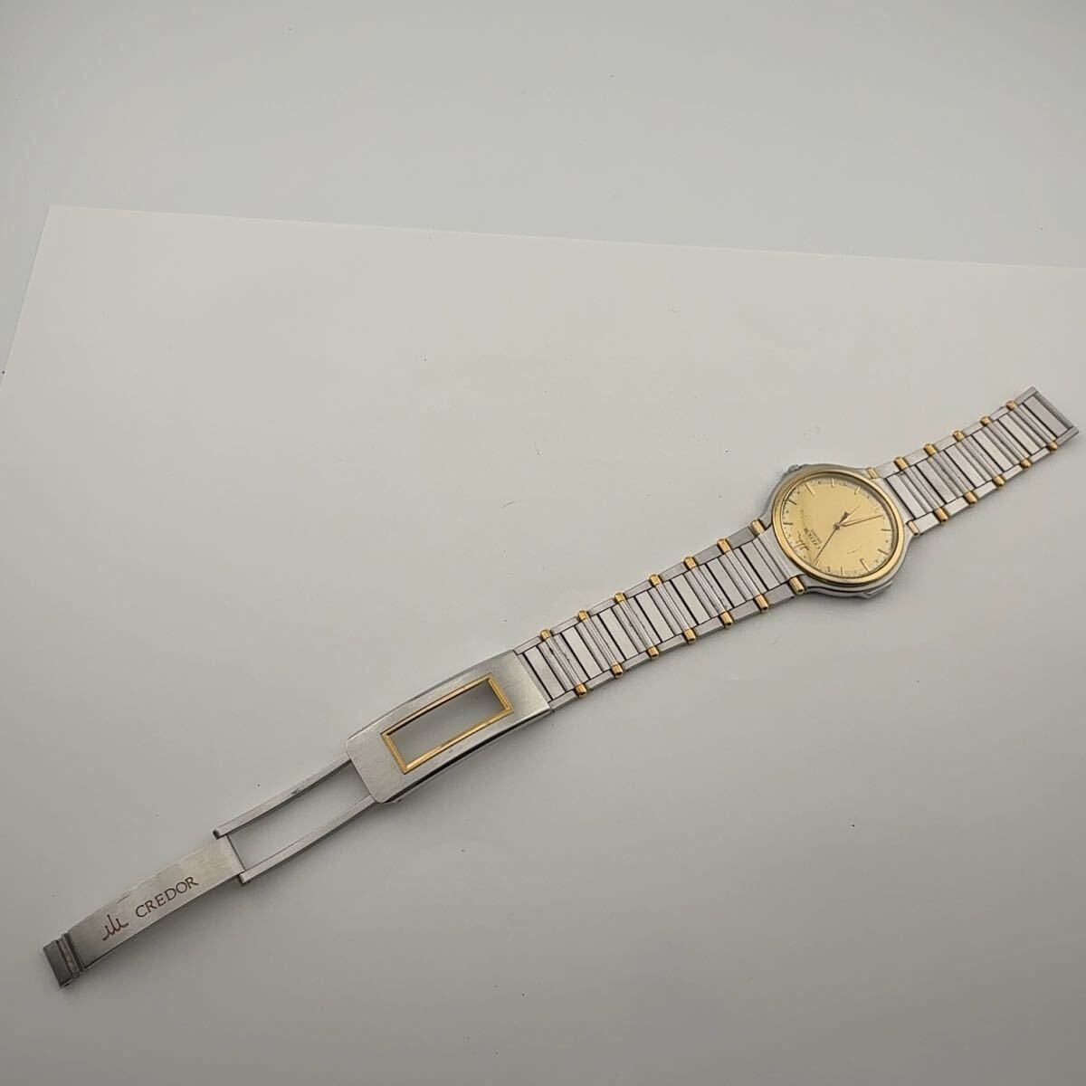 不稼動】SEIKO 9571-7000 22K SGP セイコー CREDOR クレドール メンズ