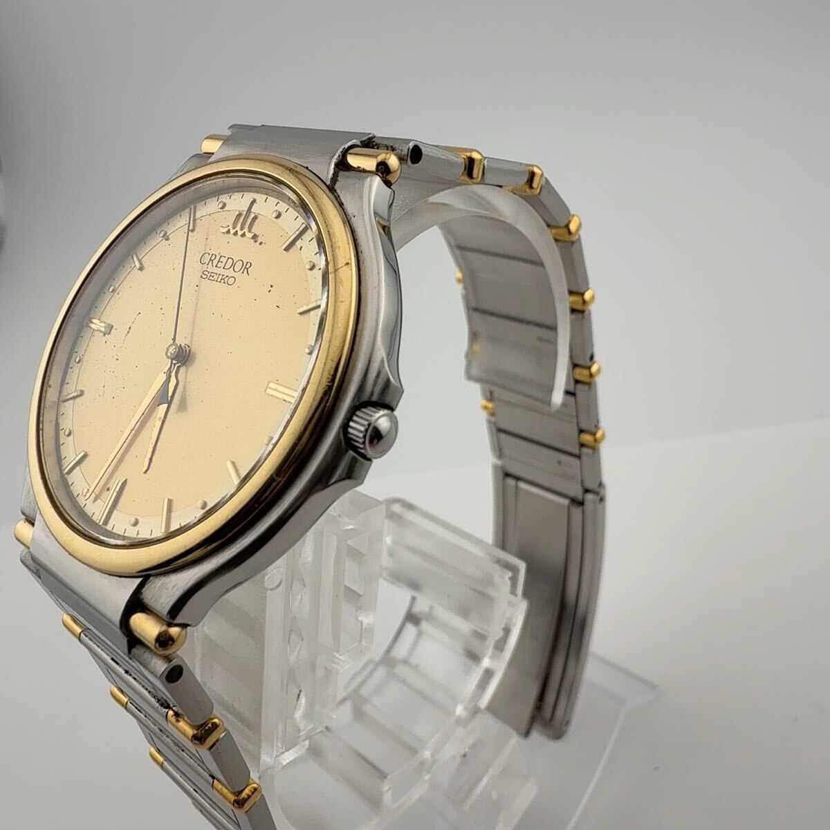 不稼動】SEIKO 9571-7000 22K SGP セイコー CREDOR クレドール メンズ