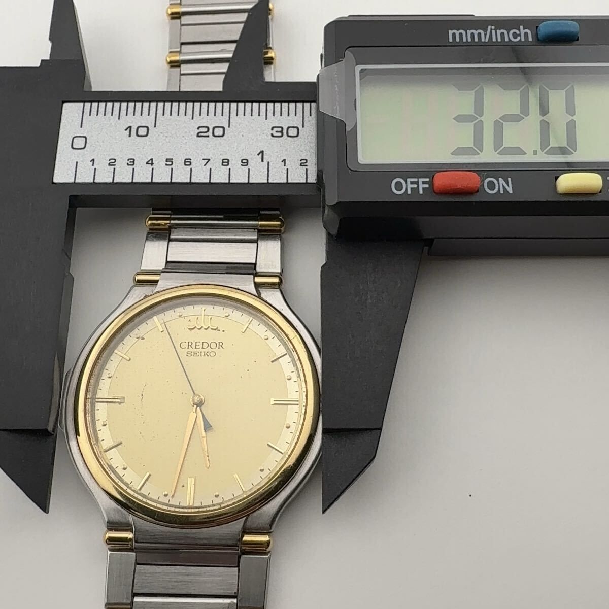 不稼動】SEIKO 9571-7000 22K SGP セイコー CREDOR クレドール メンズ