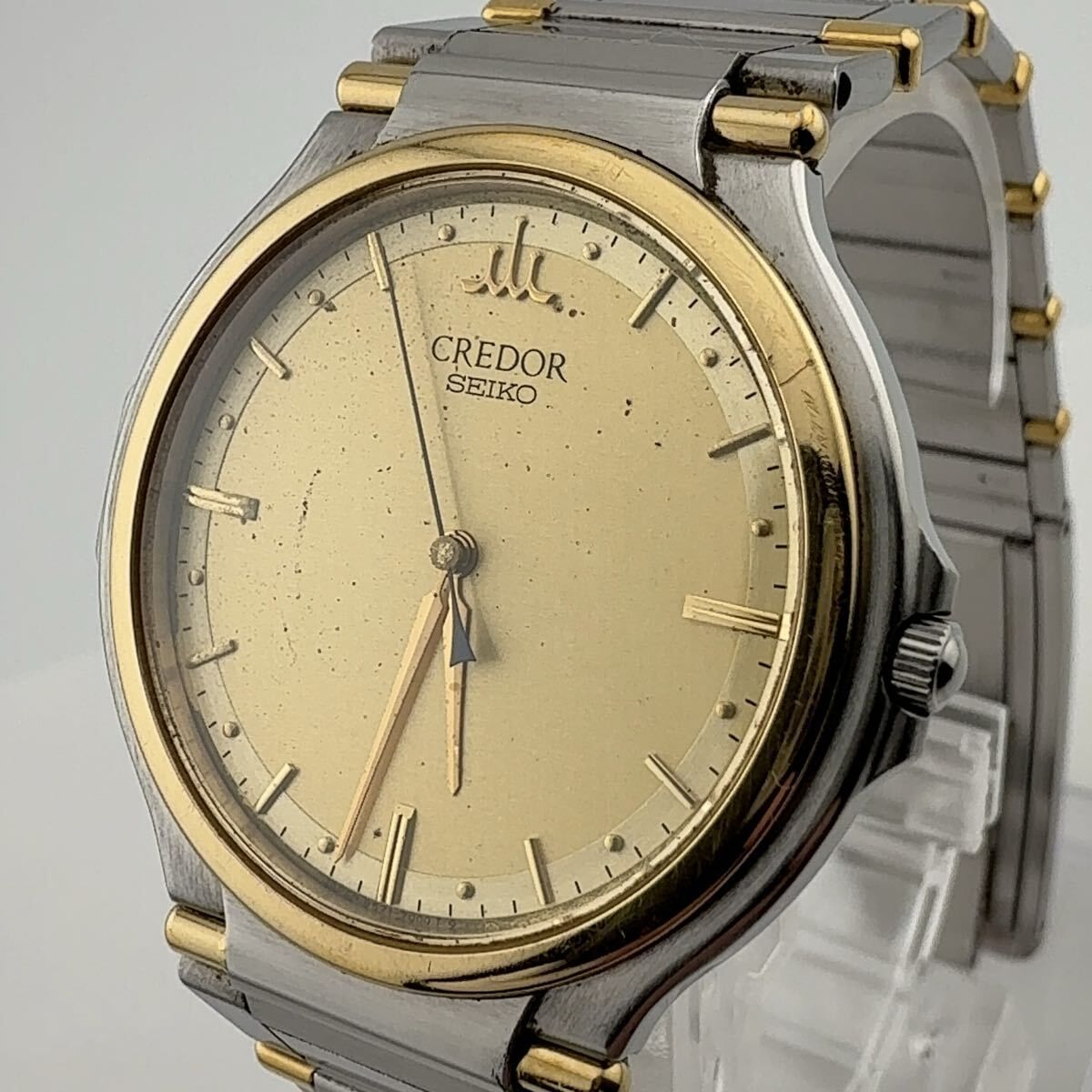 不稼動】SEIKO 9571-7000 22K SGP セイコー CREDOR クレドール メンズ