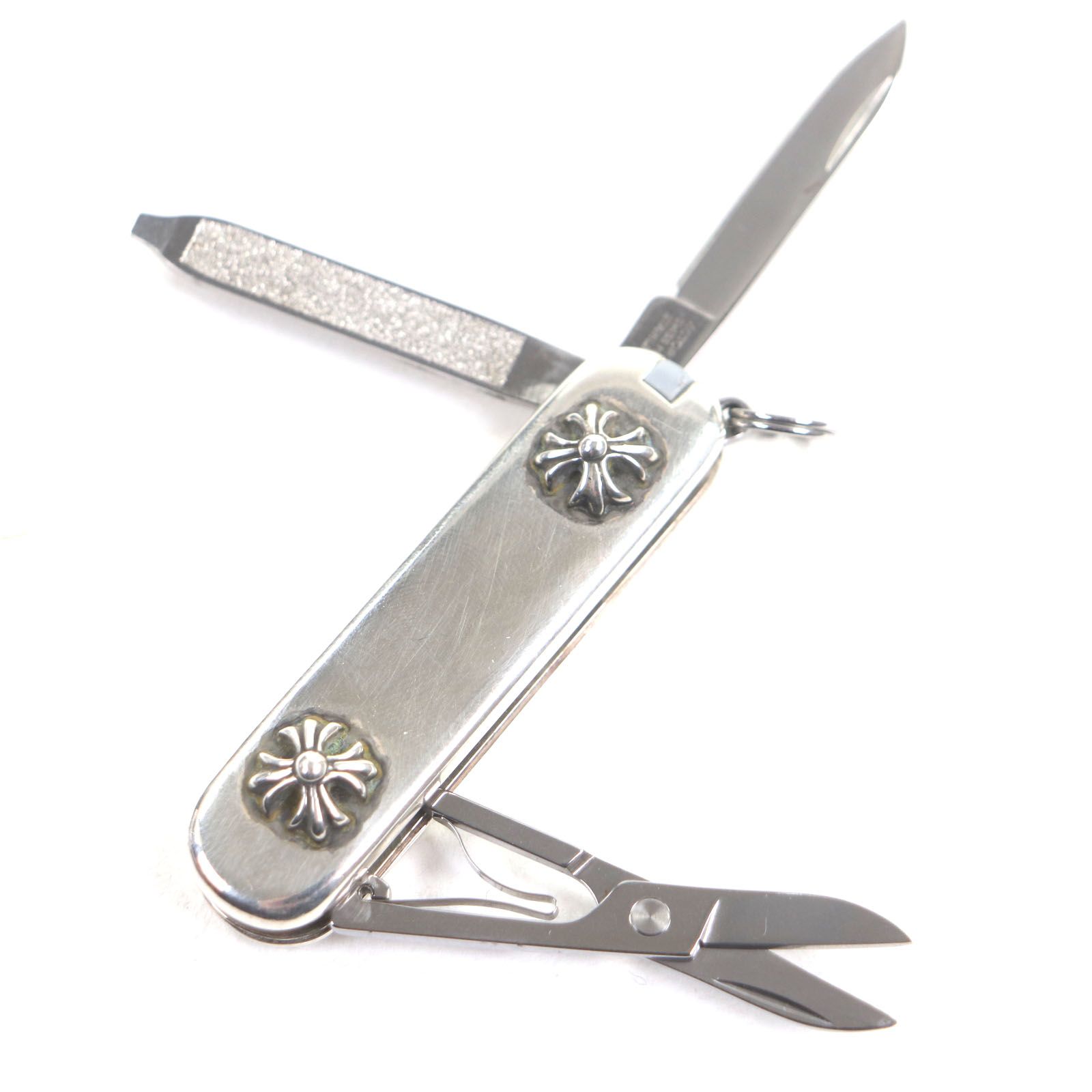 美品▽CHROME HEARTS クロムハーツ アーミーナイフ KNIFE ARMY SM V1