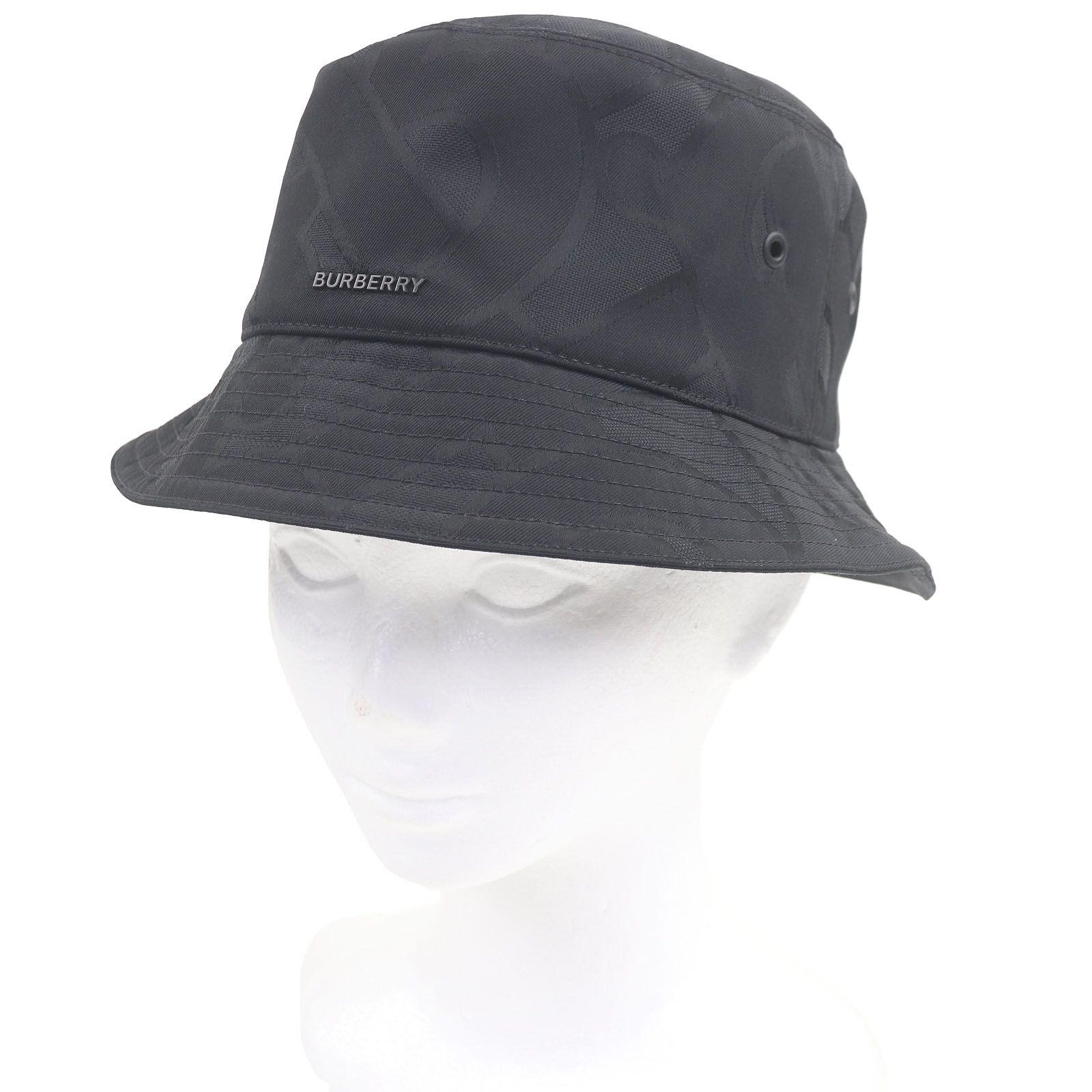 極美品□BURBERRY バーバリー 8048768 コットン100% TBロゴ 総柄 ロゴ 