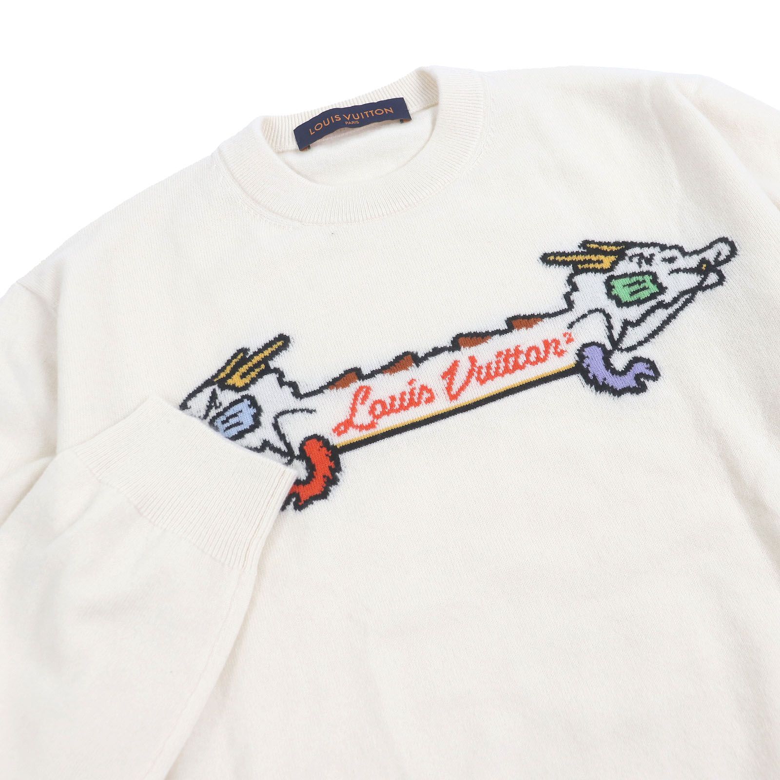 正規品　NIGO LOUIS VUITTON ルイヴィトン×ニゴー セーター 極美品□LOUIS VUITTON NIGO ルイヴィトン ニゴー カシミヤ ウール