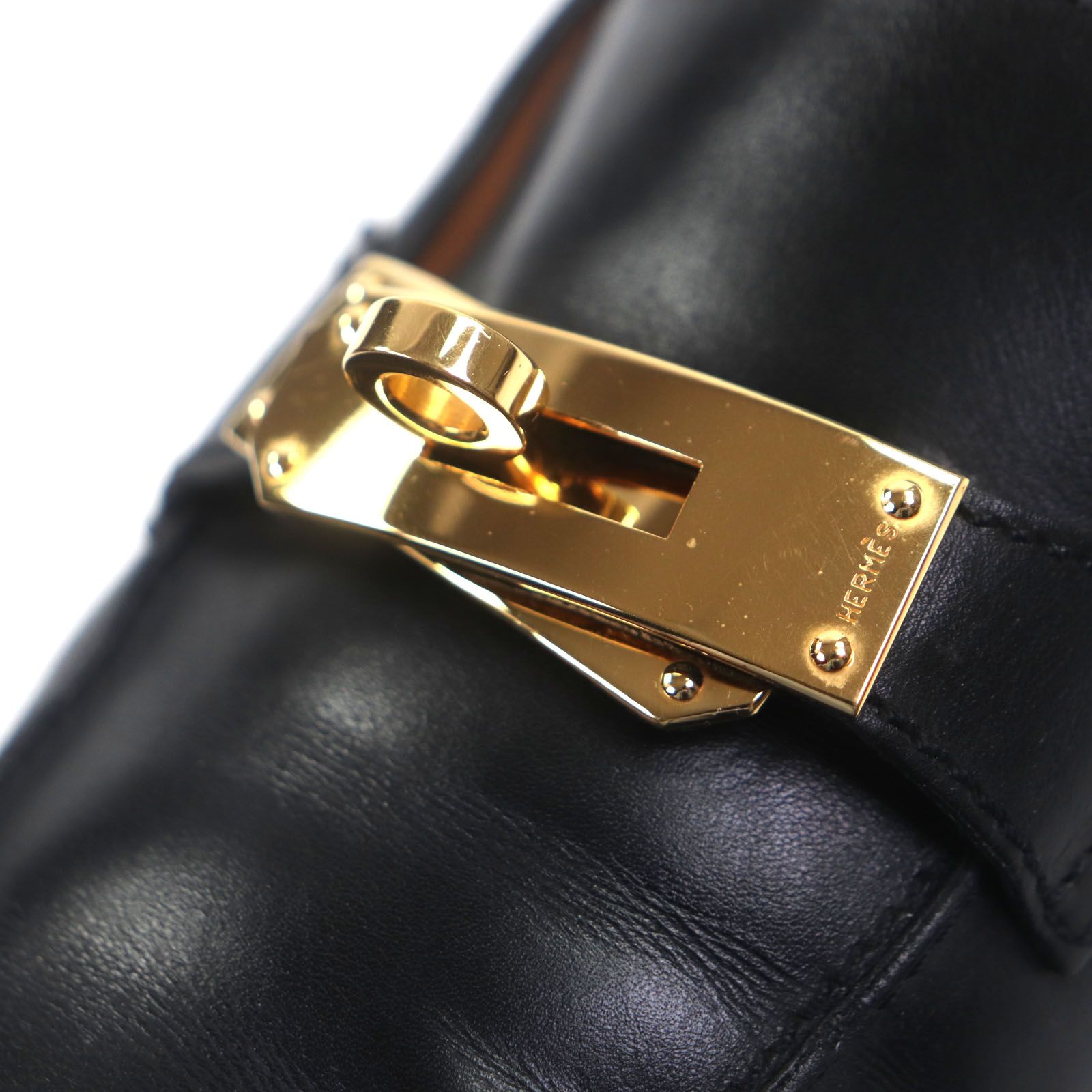 エルメス☆ ケリーバックル　ローファー　ゴールド金具　レザーシュー 37.5 本日限定価格❣️エルメス❣️ケリーローファー❣️ゴールド金具❣️美