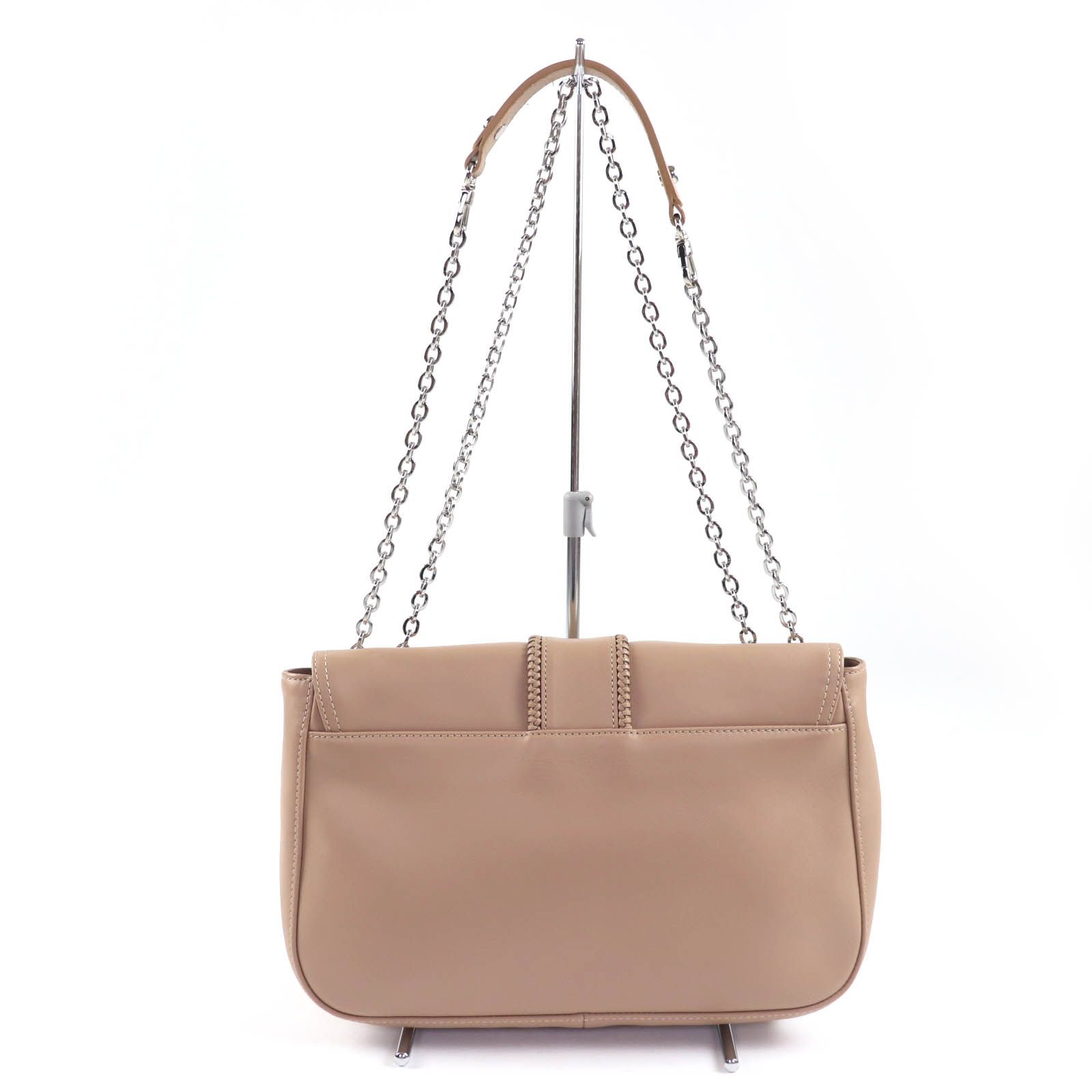 極美品☆Longchamp ロンシャン アマゾーヌ チェーン 2WAY レザー ハンドバッグ ショルダーバッグ ブラウン 保存袋付き フランス製 レディース 極美品☆Longchamp ロンシャン アマゾーヌ チェーン 2WAY レザー