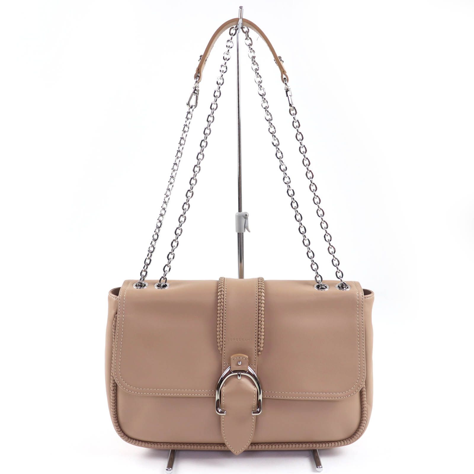 極美品☆Longchamp ロンシャン アマゾーヌ チェーン 2WAY レザー