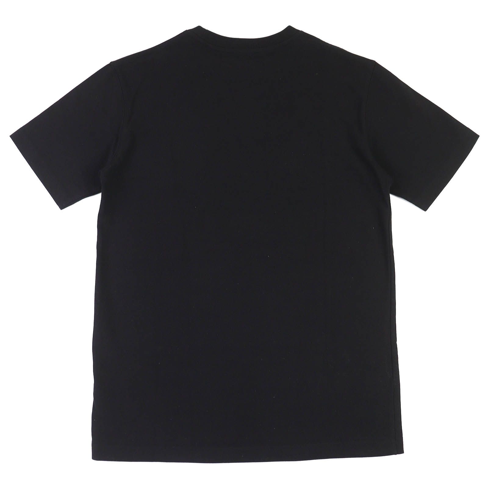 美品DIOR SHAWN STUSSY ディオール オム ショーンステューシー 033J644A0554 コットン ロゴ刺繍 クルーネック 半袖Ｔシャツ ブラック XS イタリア製 正規品 メンズ