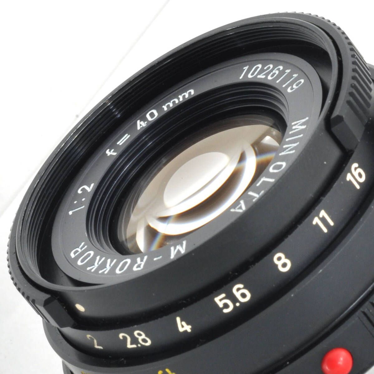 ごく薄っすらとくもりあり分お値引き価格【ミノルタ】Minolta M-ROKKOR