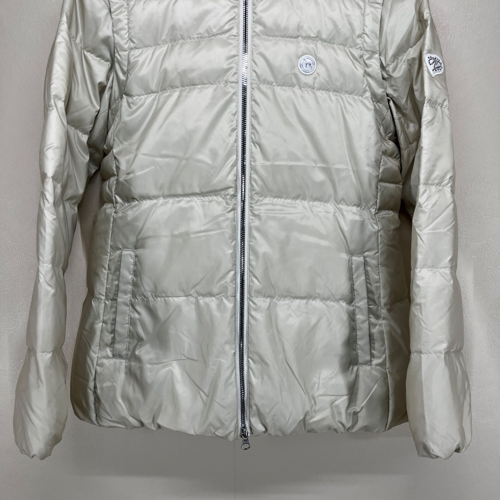 レディース】アダバット 2wy ダウンジャンパーベスト(オフホワイト/S