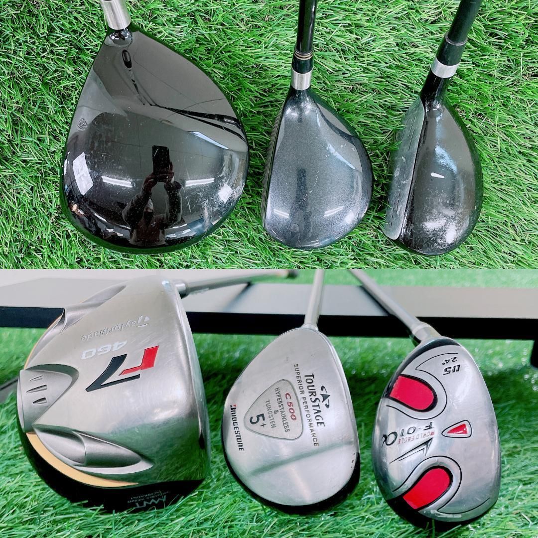 テーラーメイド R1 R7 ゴルフセット 13本 左 レフティ クラブ メンズ テーラーメイド r7 レフティ メンズ ゴルフクラブ セット 12本 N2172