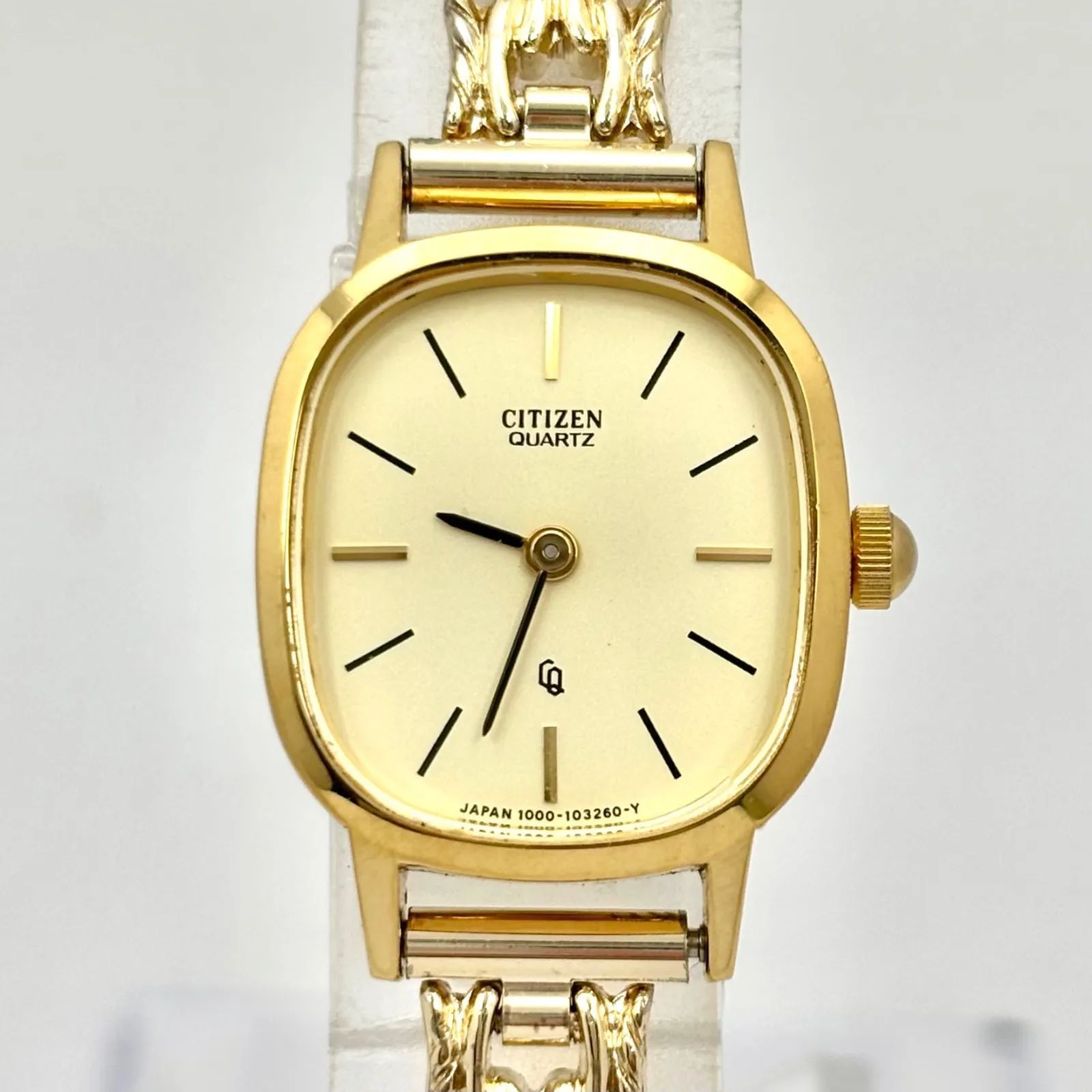 美品/新品電池】CITIZEN シチズン レディース 腕時計 ゴールド