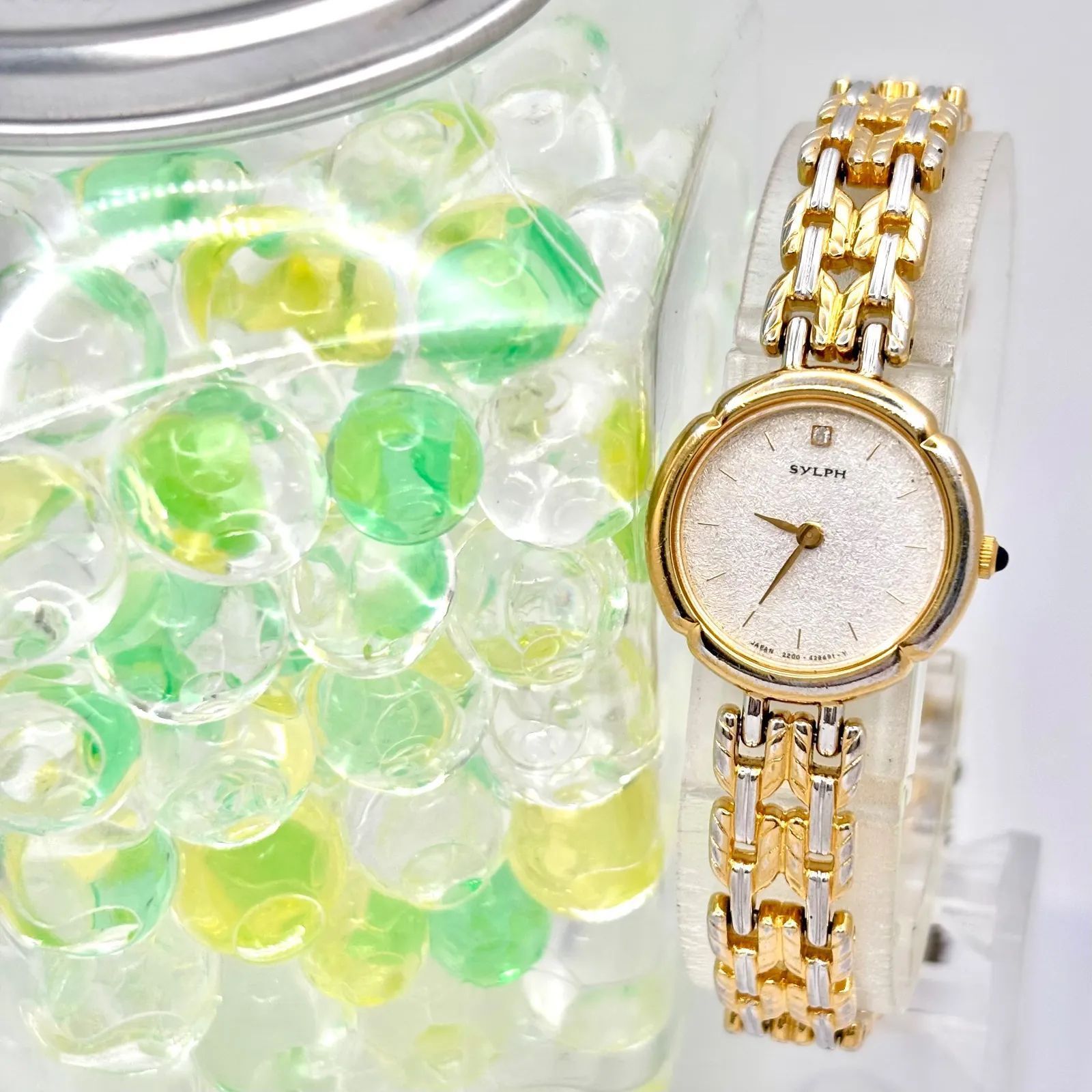 美品/新品電池】CITIZEN シチズン SYLPH シルフ 1Pダイヤ レディース