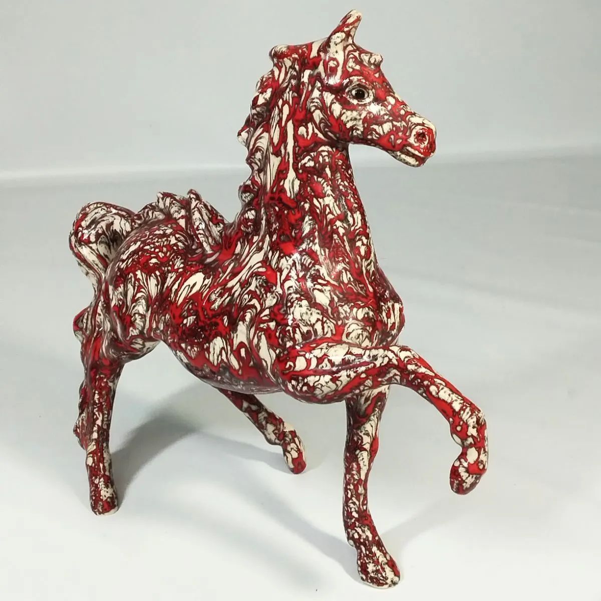 箕面焼　松田箕山　馬　置き物 箕面焼 松田箕山 馬 置き物 箕面焼 松田箕山 馬 置き物 箕面焼 松田