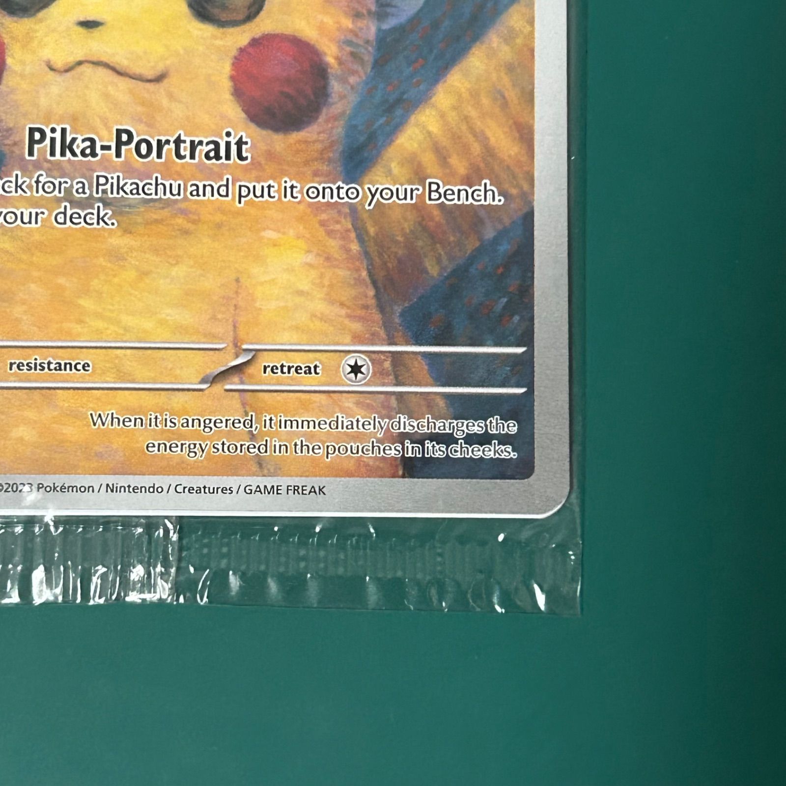 未開封】ポケモンカード ゴッホ ピカチュウ（SVP EN 085) 「ゴッホ展