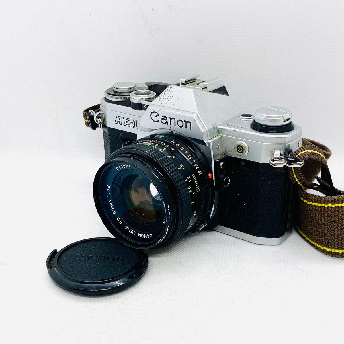 Canon キヤノン AE-1 + FD 50mm f1.8 フィルムカメラ - メルカリ