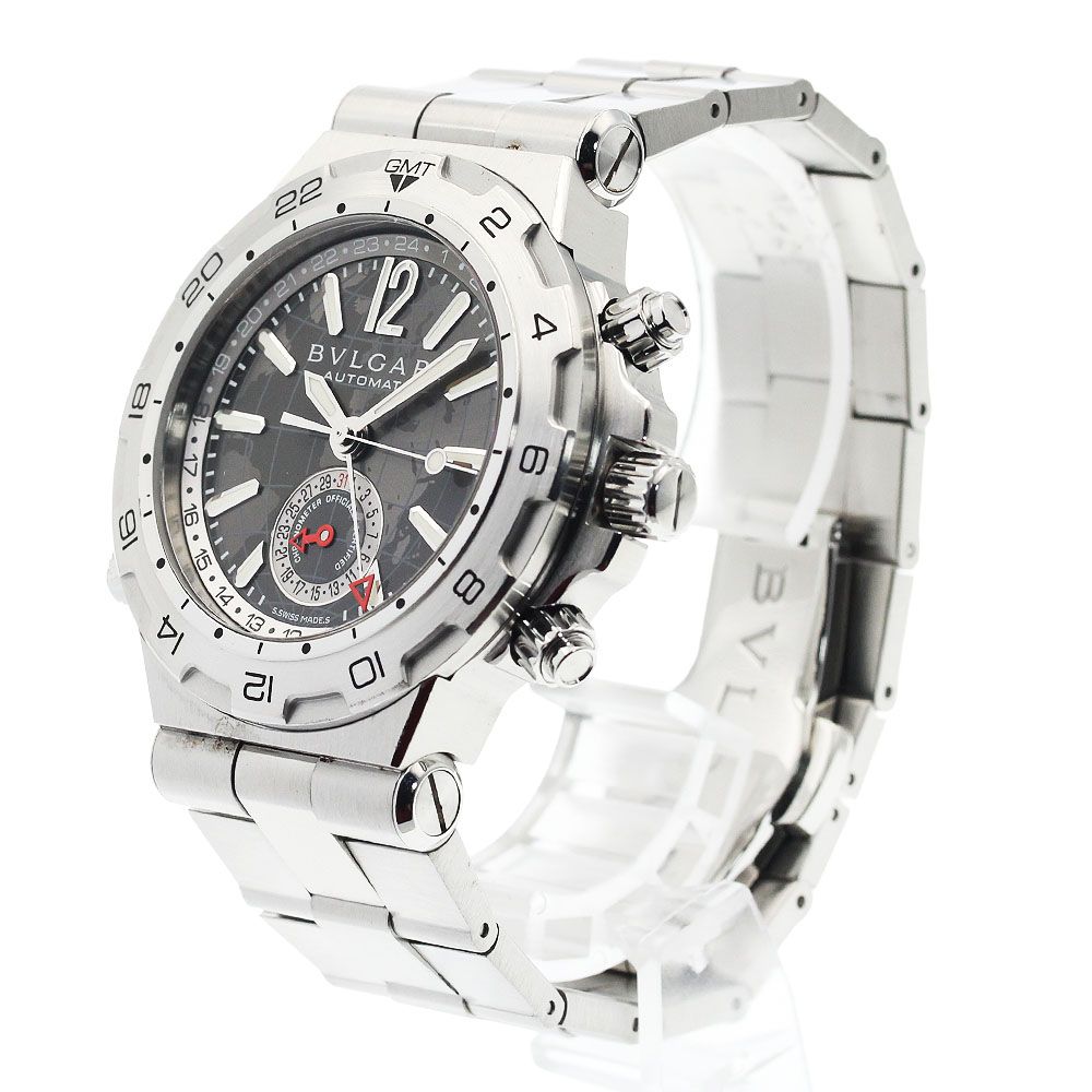 ブルガリ BVLGARI DP42SGMT ディアゴノプロフェッショナル GMT デイト 自動巻き メンズ _933943 ブルガリ BVLGARI DP42SGMT ディアゴノプロフェッショナル GMT デイト