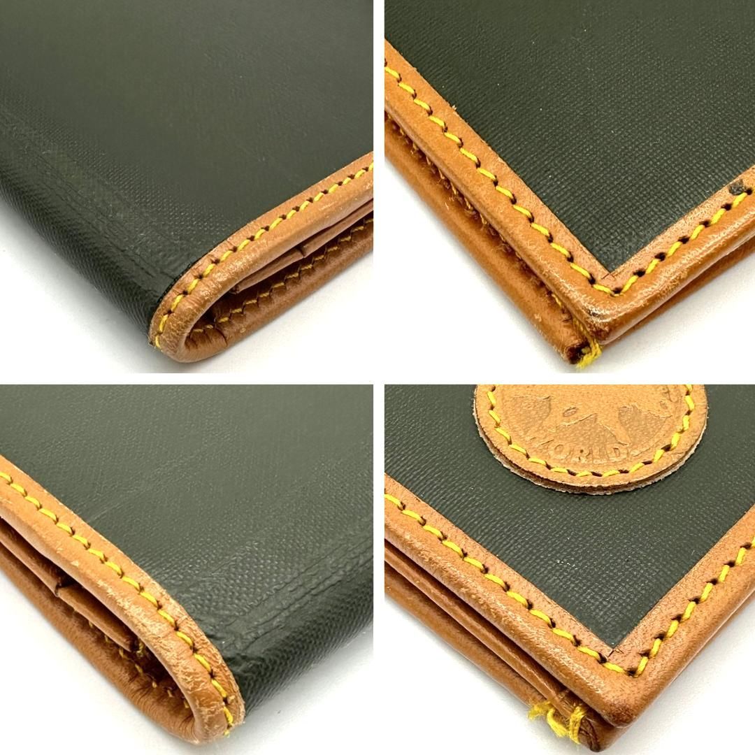 ハンティングワールド HUNTING WORLD 長財布 バチュークロス レザー