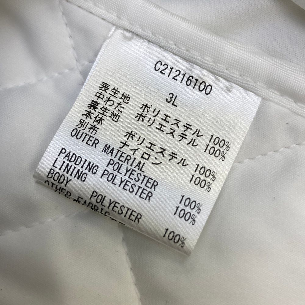 サイズ：3L CALLAWAY キャロウェイ 中綿ベスト ホワイト系