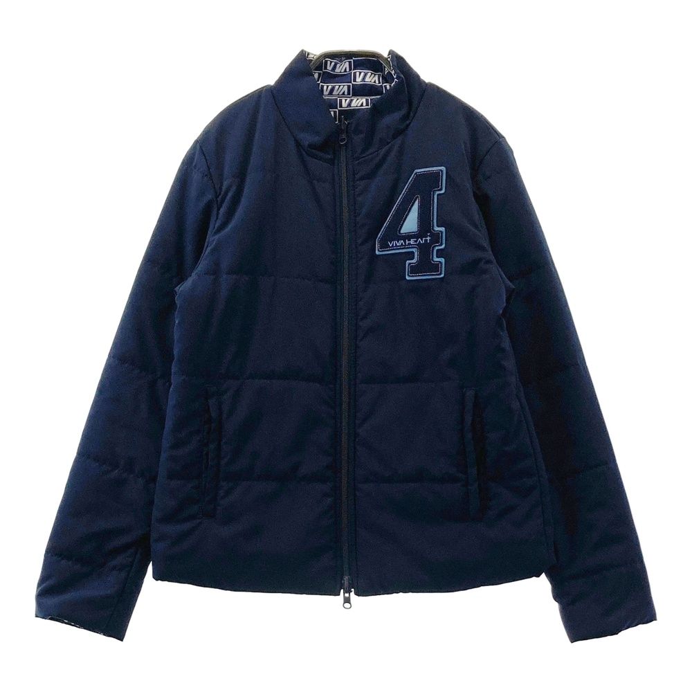 サイズ：40 VIVA HEART ビバハート リバーシブル 中綿ジップジャケット