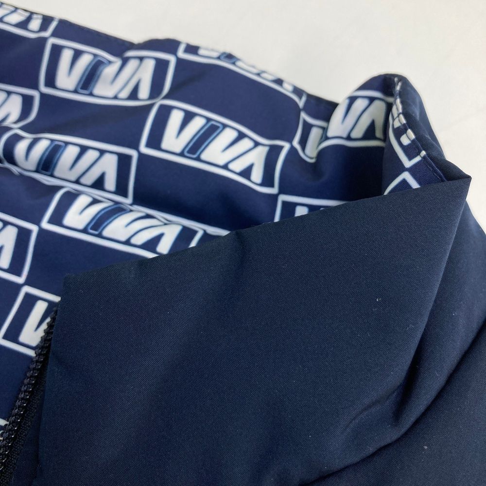 サイズ：40 VIVA HEART ビバハート リバーシブル 中綿ジップジャケット