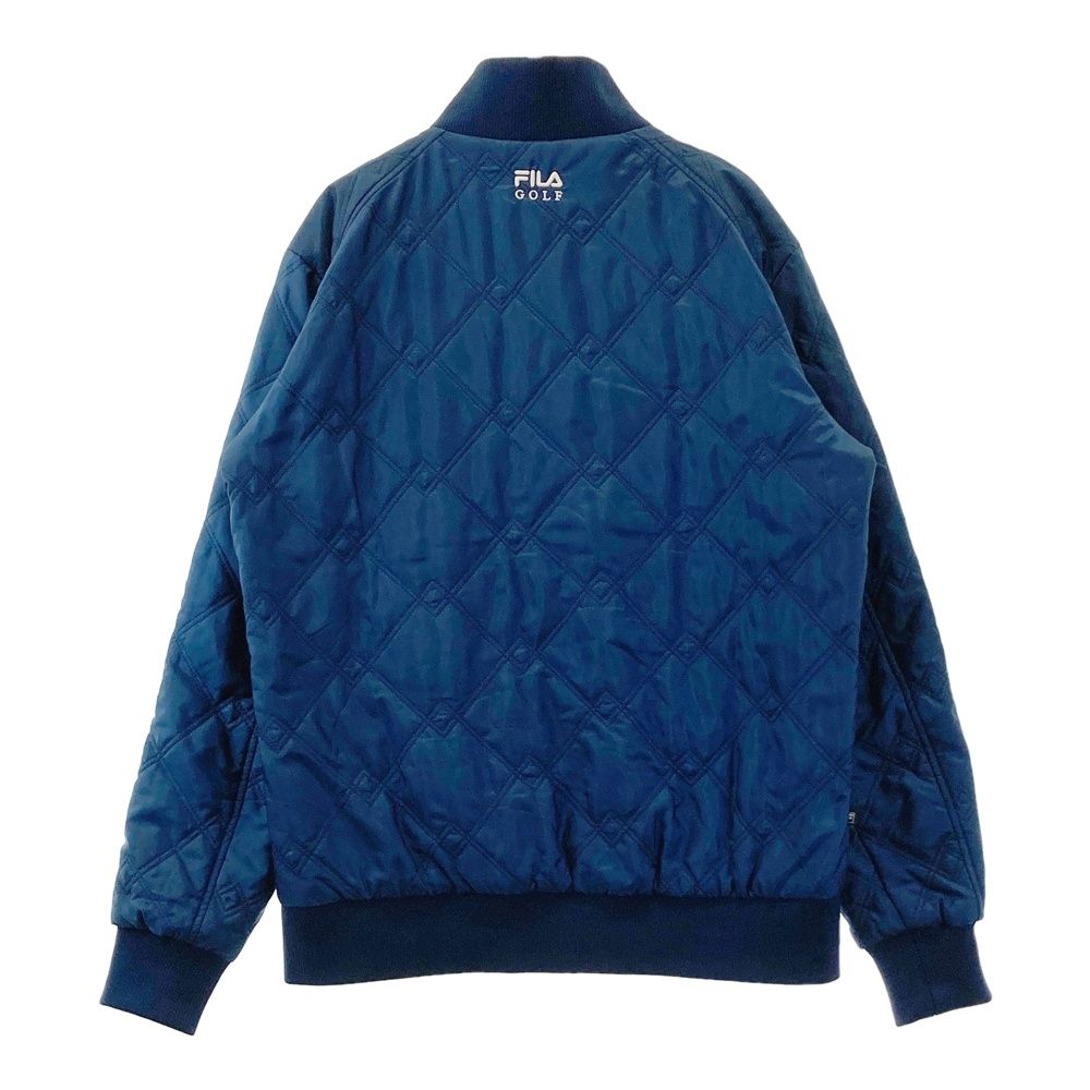 サイズ：L FILA GOLF フィラゴルフ ロゴ刺繍入り 長袖 中綿ジャケット