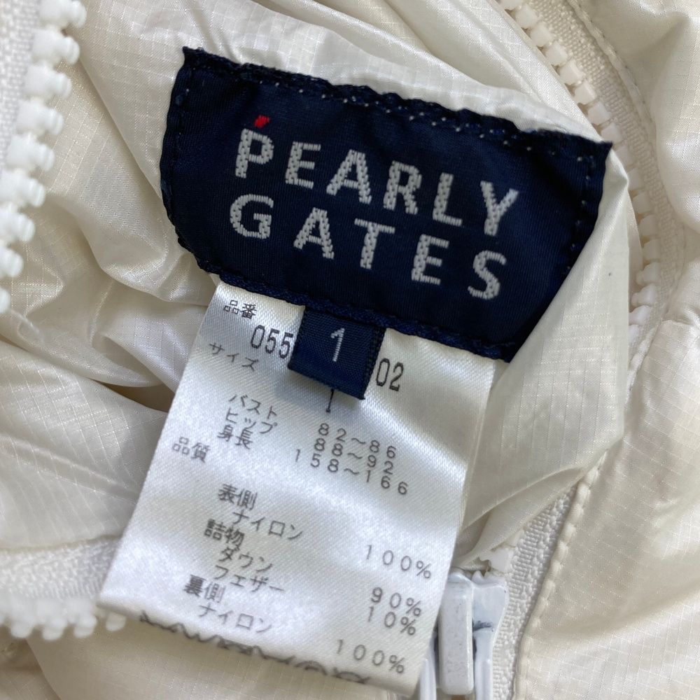 サイズ：1 PEARLY GATES パーリーゲイツ ; 2WAY リバーシブルダウン