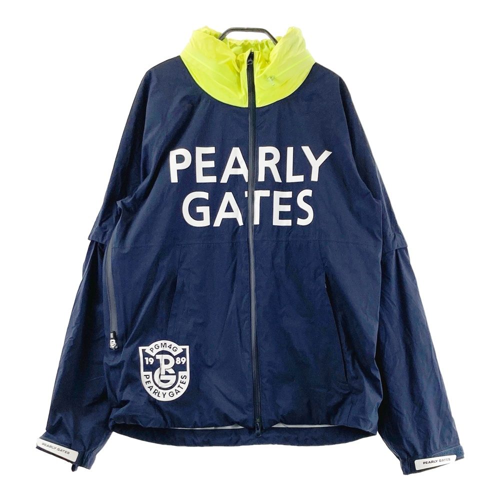 パーリーゲイツPEARLY GATES フード付きジャケット ネイビー サイズ：1 PEARLY GATES パーリーゲイツ フード付 ジップジャケット