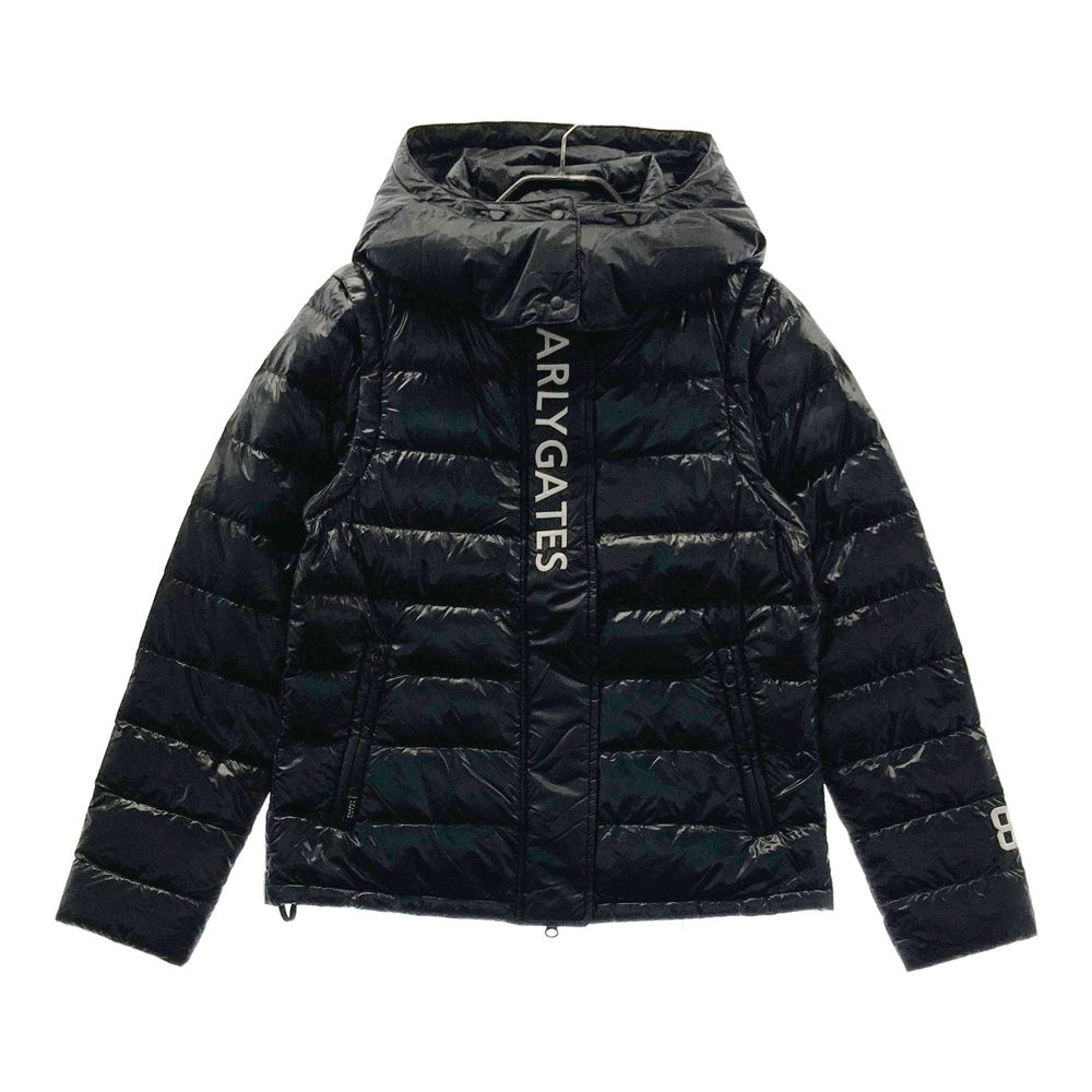 【新品未使用】パーリーゲイツ ダウン サイズ4 ブラックPEARLY GATES PEARLY GATES（パーリーゲイツ） 半袖ダウンジャケット 黒 軽量 ダウン