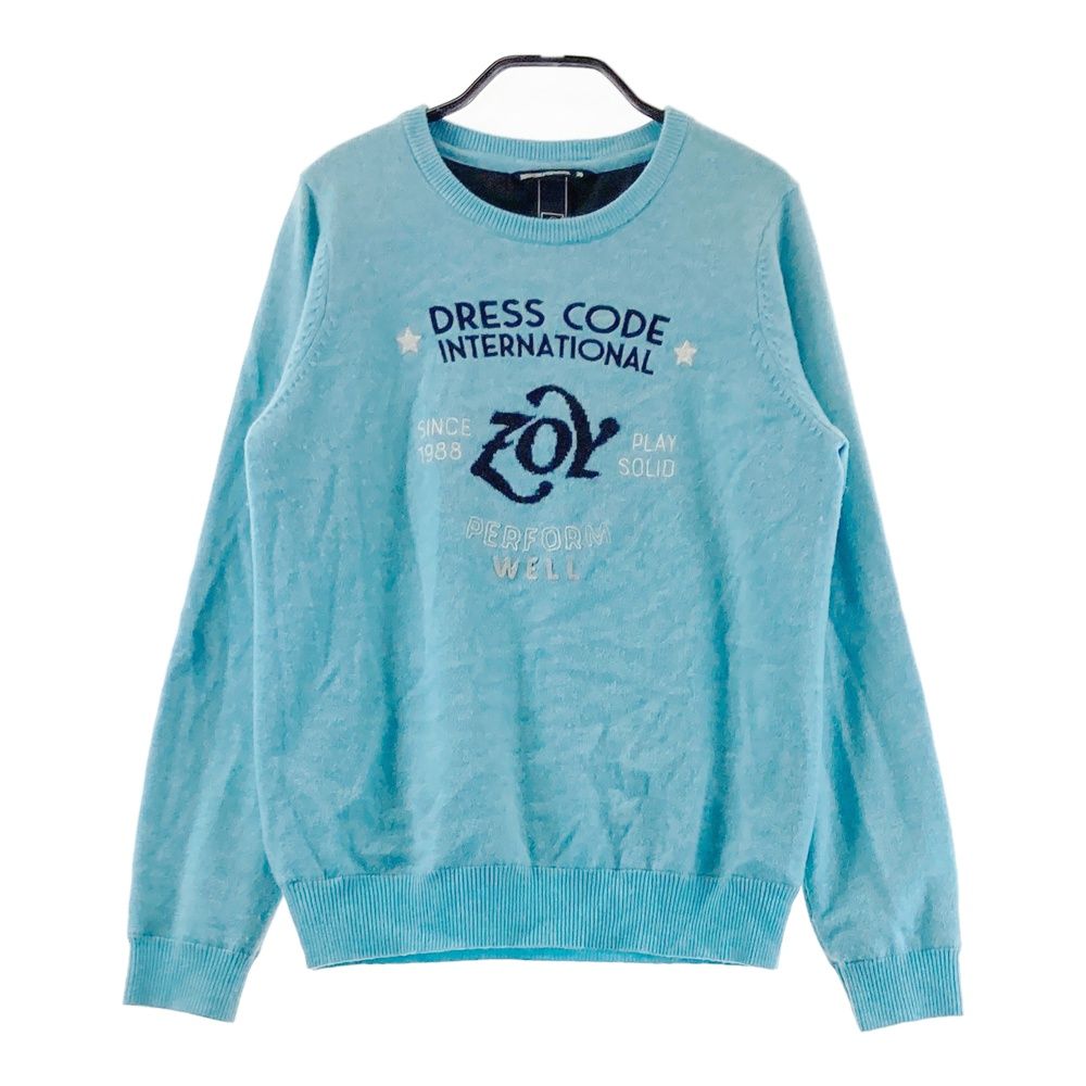 サイズ：36 ZOY ゾーイ 裏地付 ニット セーター ブルー系