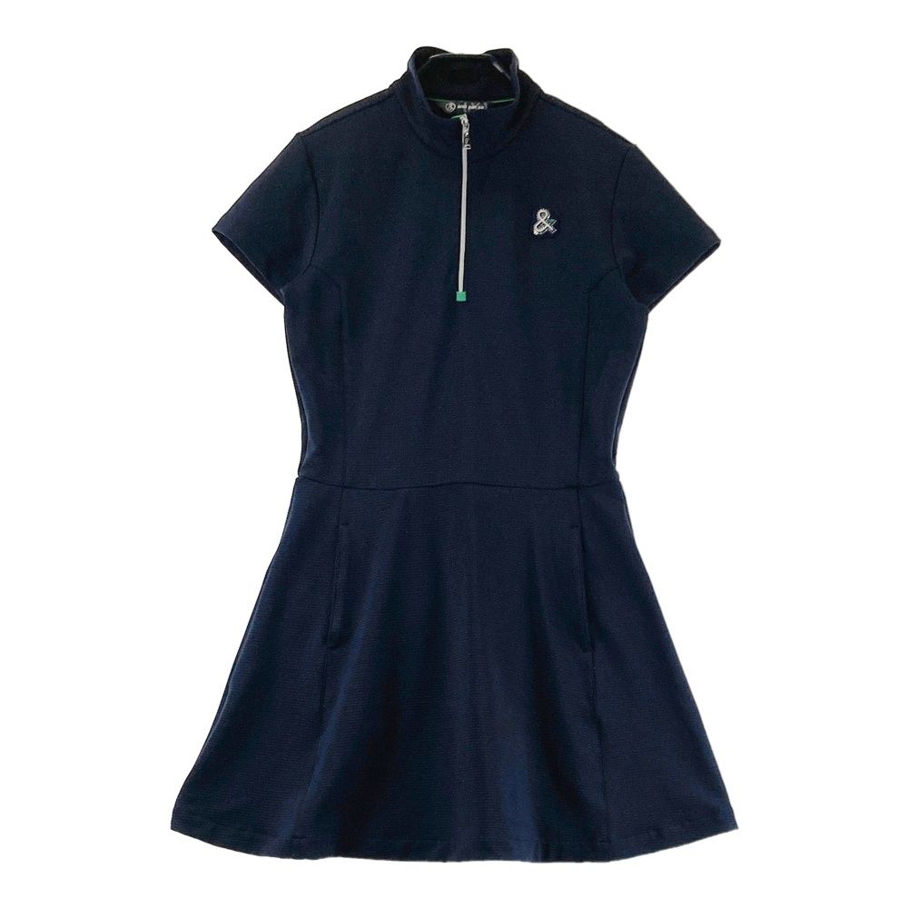 サイズ：M AND PER SE アンパスィ 2025年モデル ハーフジップ 半袖