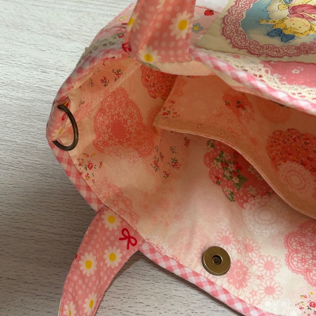 パッチワークバッグ マギーエンジェル - メルカリ