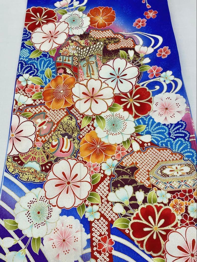 振袖 金駒 金彩 紋意匠 身丈171cm MO3306 - メルカリ