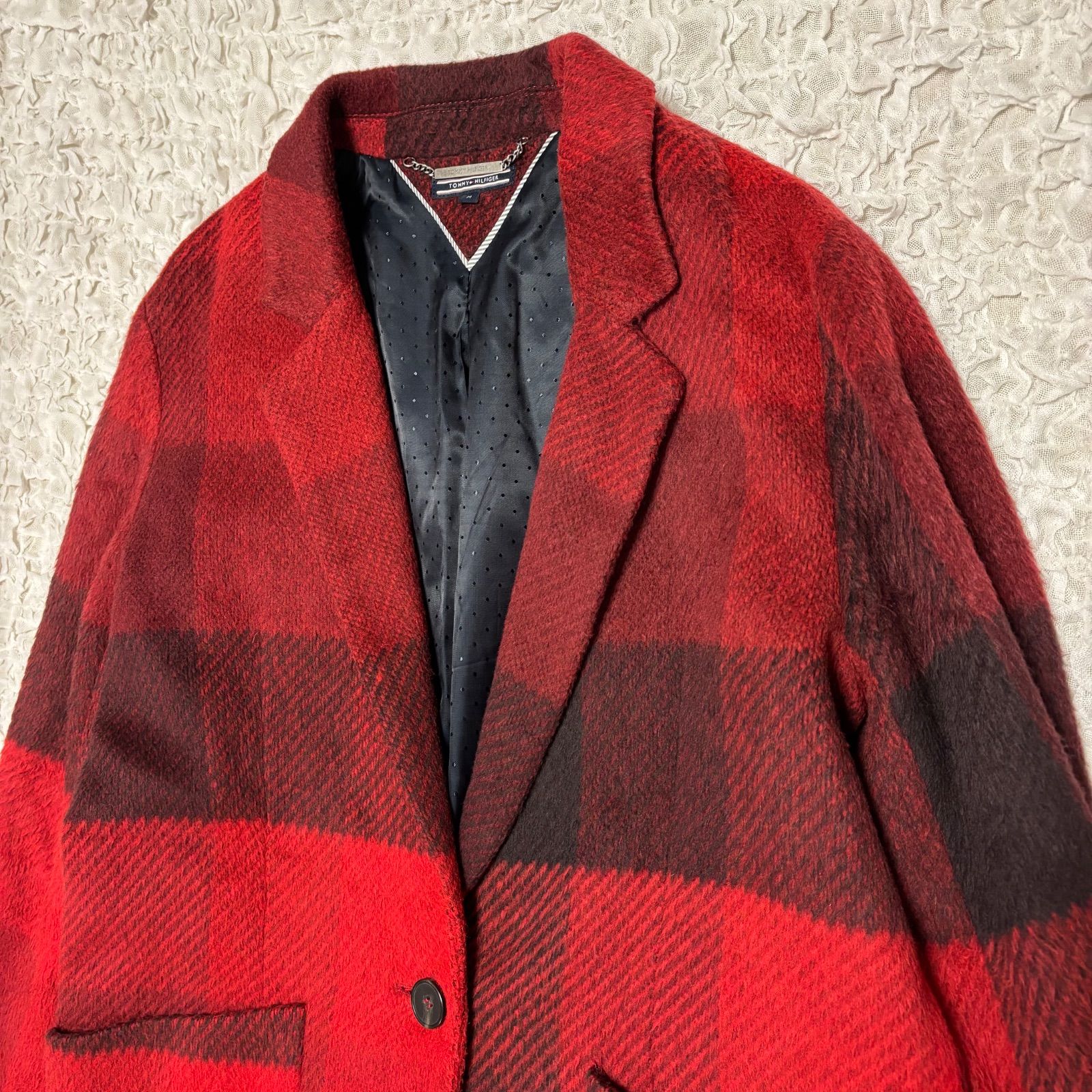ジャケット/アウター チェスターコート トミーヒルフィガー Tommy 