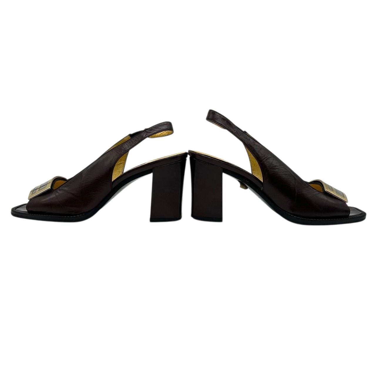 フェンディ FENDI サンダル ミュール ズッカ FFロゴ バックストラップ