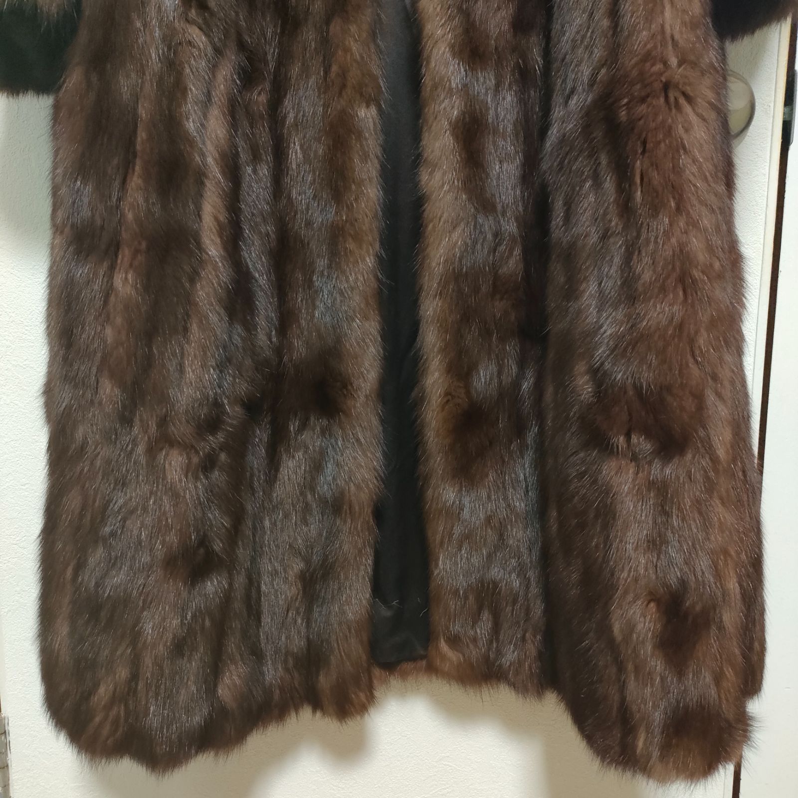 定価1000万円超【最高級・極上美品】 着丈120cm ロシアンセーブル