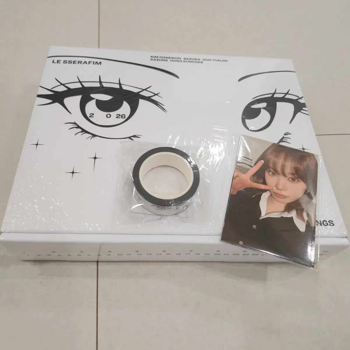 LE SSERAFIM（ルセラフィム） 2026 シーグリ 未開封 + WEVERSE 特典
