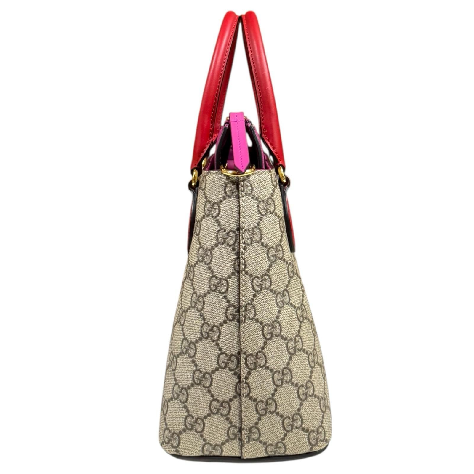 グッチ ＧＧスプリーム ショルダーバッグ GGスプリームキャンバス 409534 ベージュ レディース GUCCI  中古 グッチ GGスプリーム ショルダーバッグ GGスプリームキャンバス