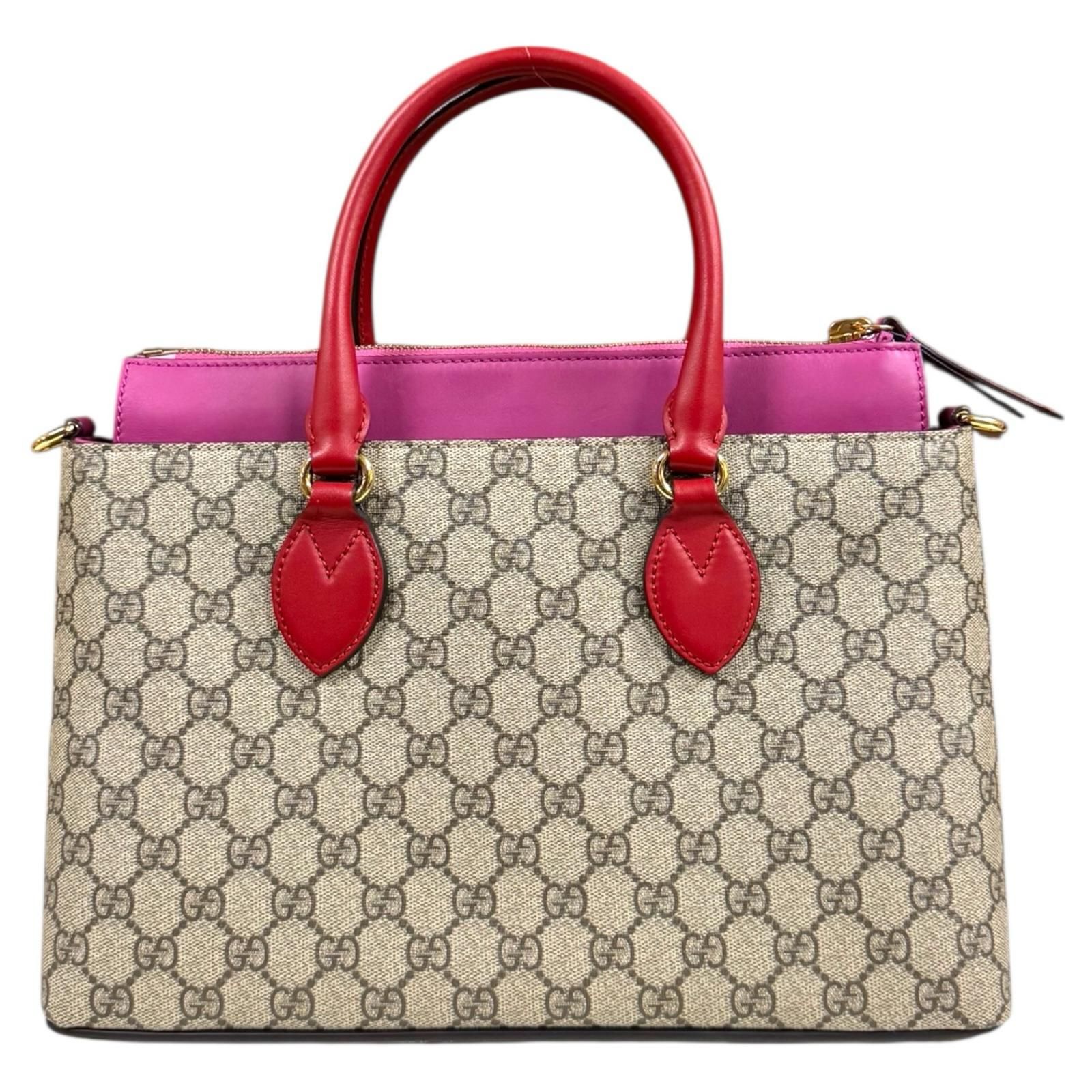グッチ ＧＧスプリーム ショルダーバッグ GGスプリームキャンバス 409534 ベージュ レディース GUCCI  中古 グッチ GGスプリーム ショルダーバッグ GGスプリームキャンバス
