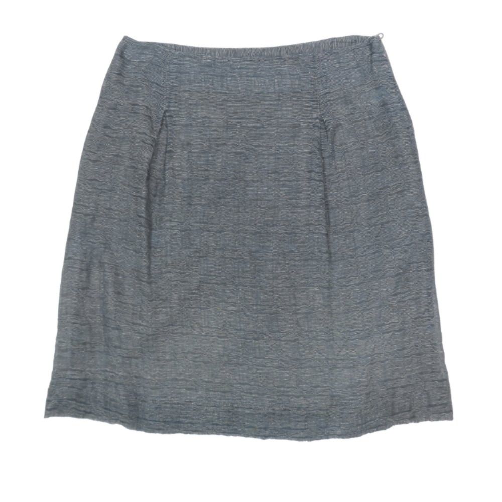 CIVIDINI チヴィディーニ 総柄 ミニ丈 スカート 台形 サイドジップ