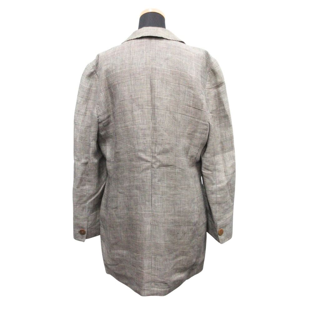 良品 GIORGIO ARMANI ジョルジオアルマーニ チェック柄 1B テーラード