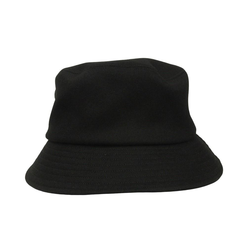 sacai バケットハット　ブラック　黒 中古・古着通販】sacai (サカイ) ワイドブリムバケットハット ブラック