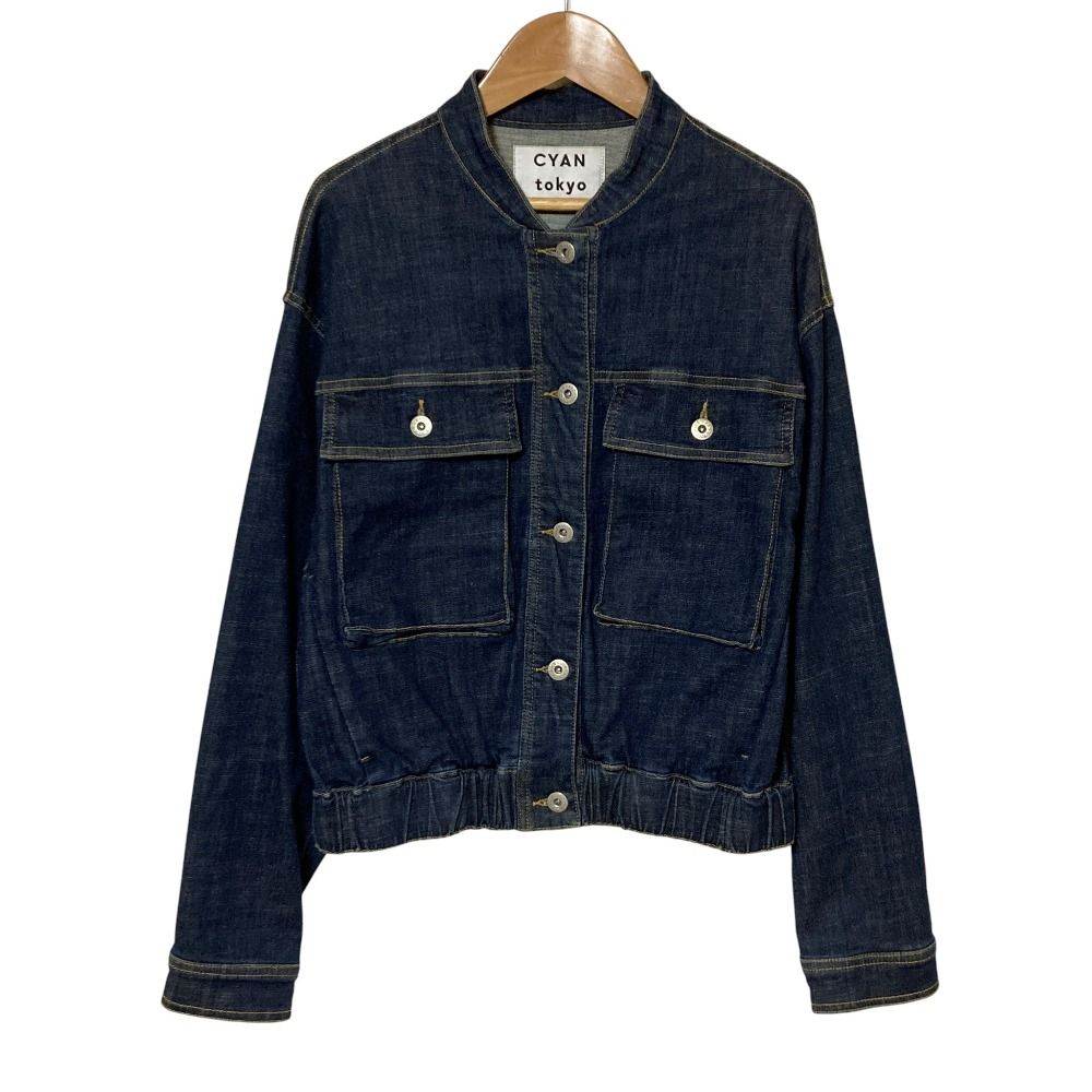良品 24SS CYAN tokyo シアントーキョー スタンドカラーショートデニム