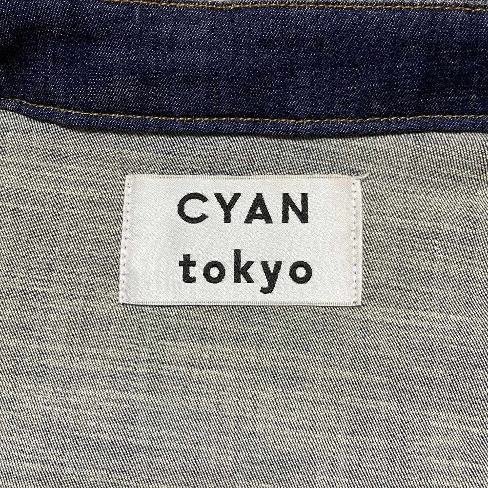 良品 24SS CYAN tokyo シアントーキョー スタンドカラーショートデニム